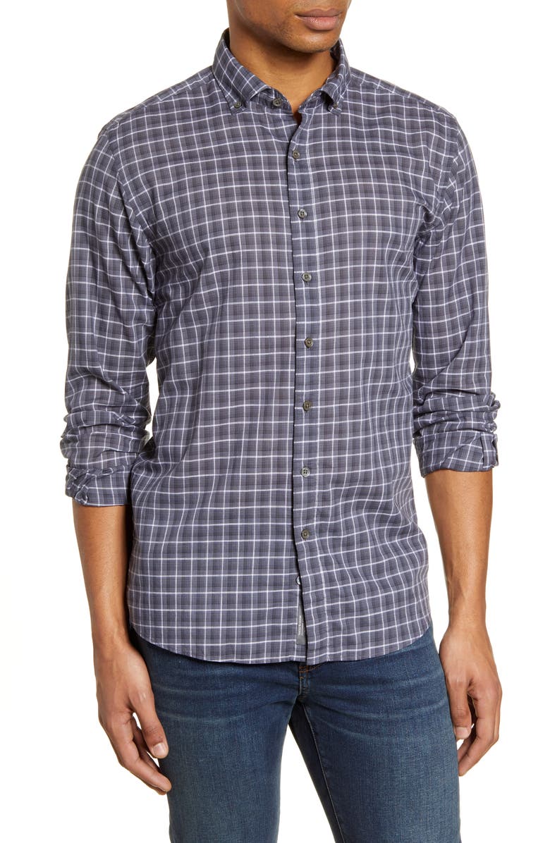 Rodd & Gunn Black Gate Regular Fit Check Button-Down Shirt, Main, color,