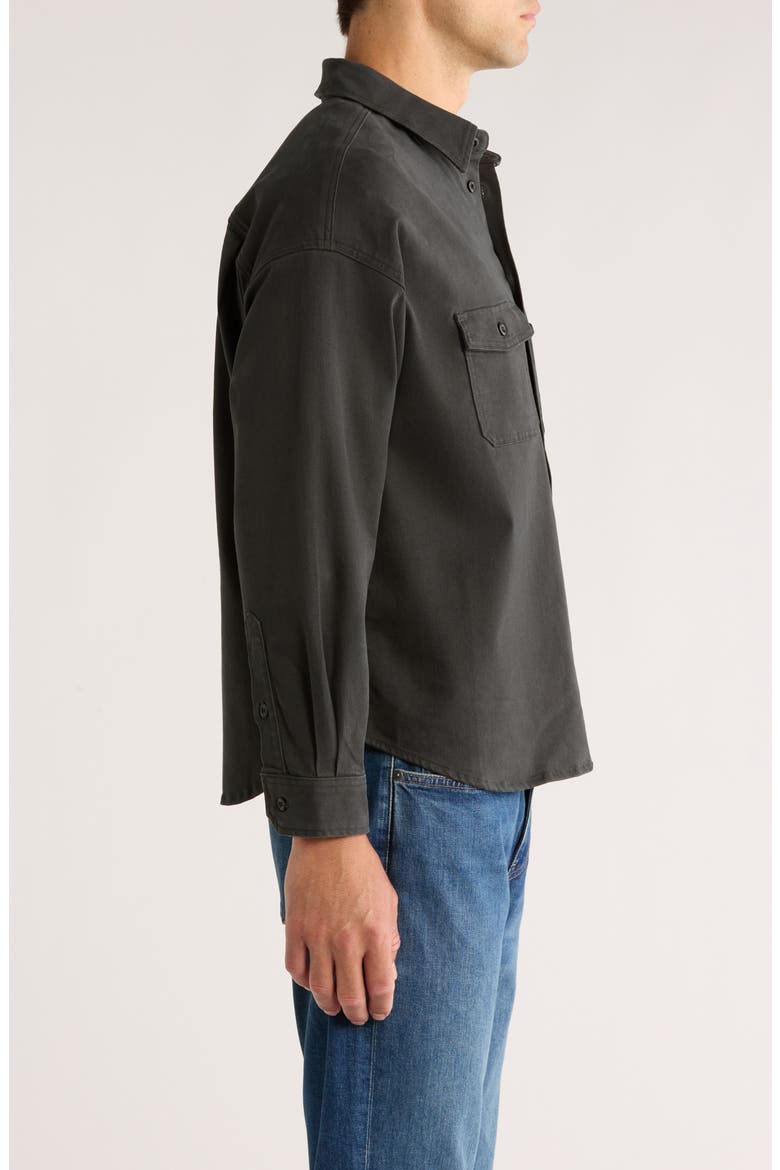 Shigoto Button-Up Shirt, Alternate, color, GREY GREEN