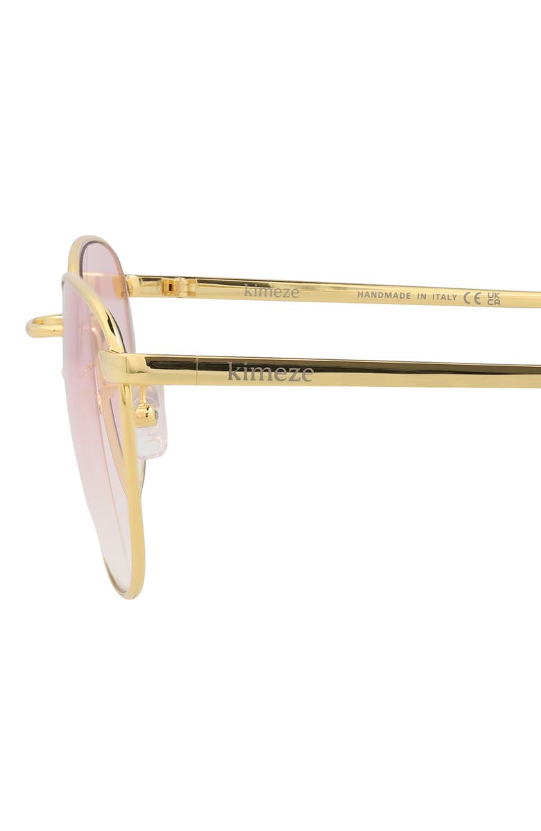 KIMEZE 50mm Round Sunglasses, Alternate, color, 