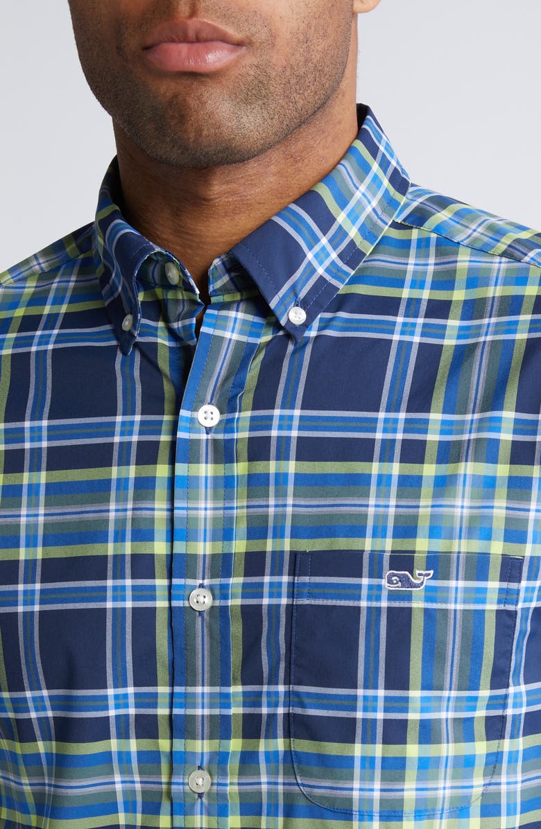 vineyard vines Plaid Button-Down Shirt, Alternate, color, 