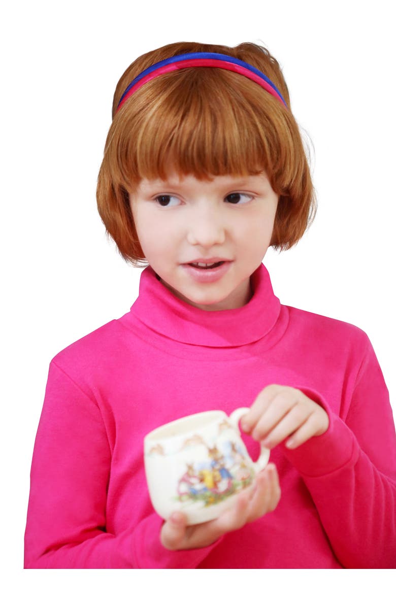 CITY THREADS Boys and Girls Soft Cotton Turtleneck, Alternate, color, Purple