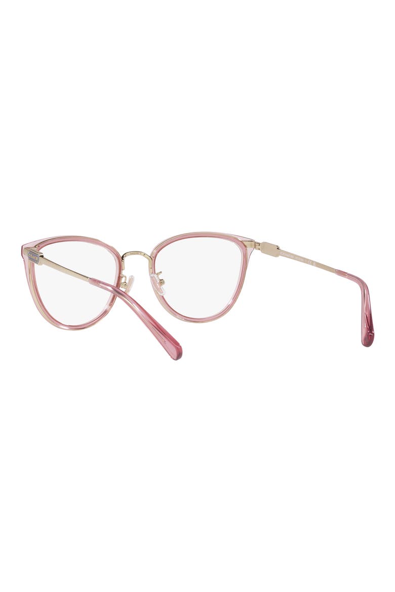 54mm Cat Eye optical glasses, Alternate, color, LIGHT GOLD