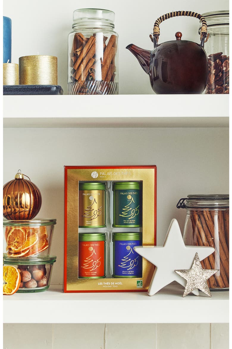 Les Thés de Noël Assorted Loose Tea Gift Set, Alternate, color, MULITCOLOR
