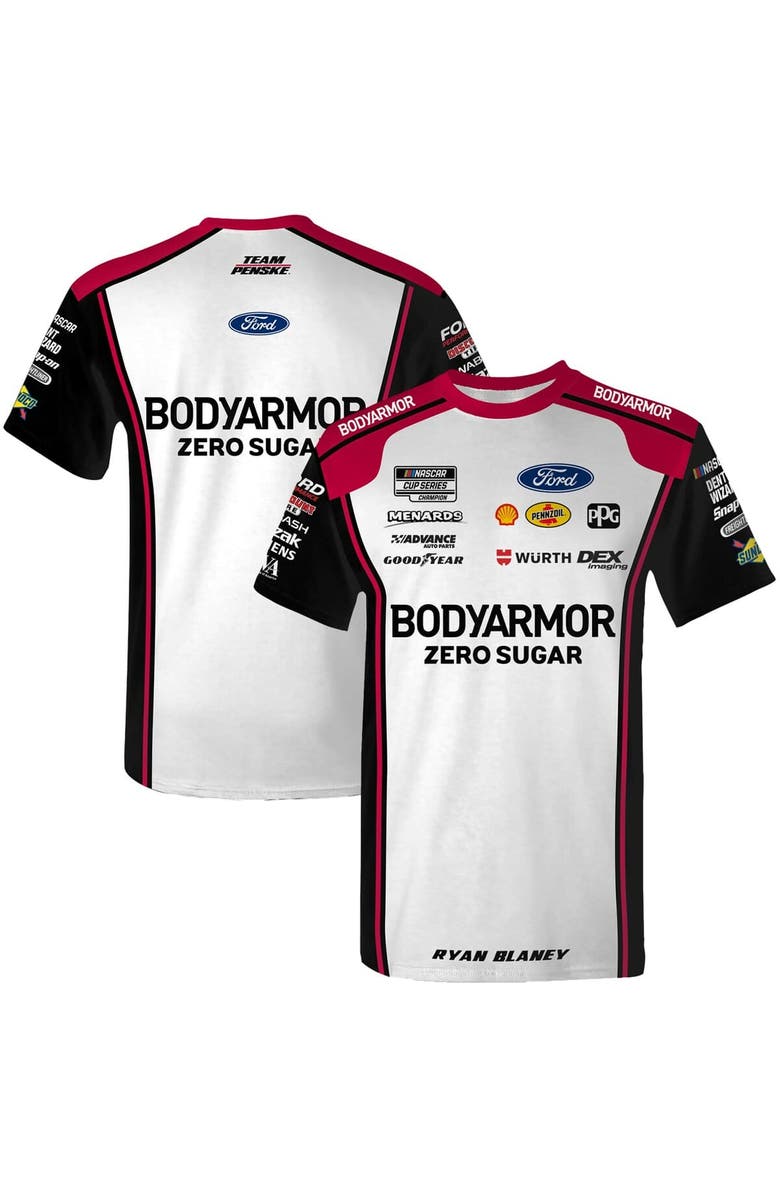 TEAM PENSKE Men's Team Penske  Black Ryan Blaney BodyArmor Uniform T-Shirt, Main, color, Black