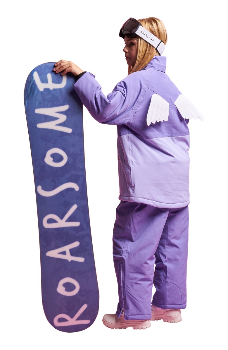 Roarsome Sparkle the Unicorn Ski Pants, Alternate, color, Lilac