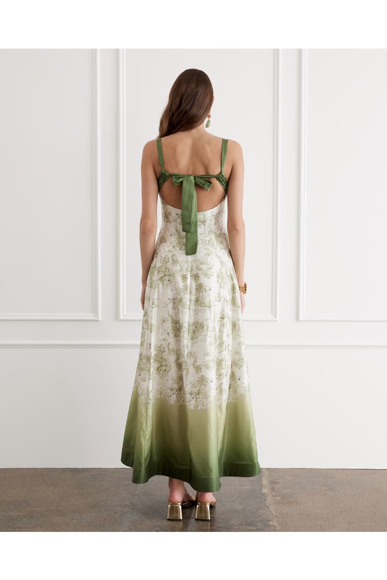 Delphine Maxi Dress, Alternate, color, Faisane