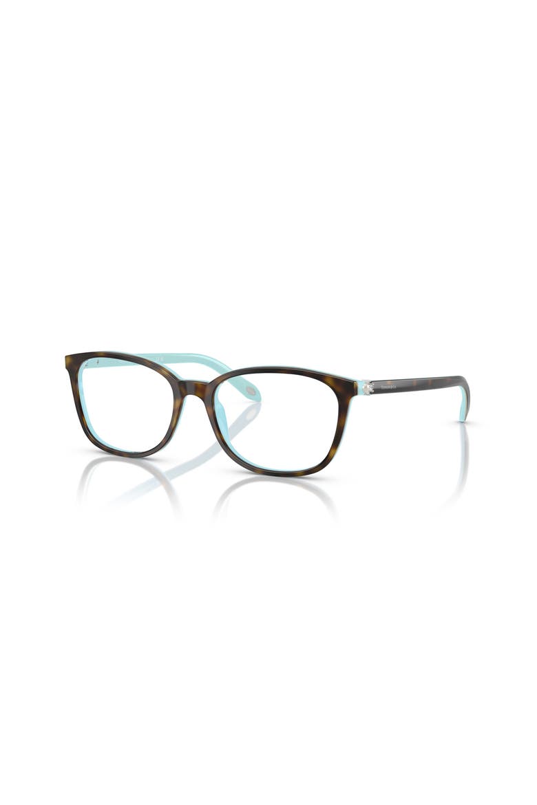 53mm Square optical glasses, Main, color, Brown