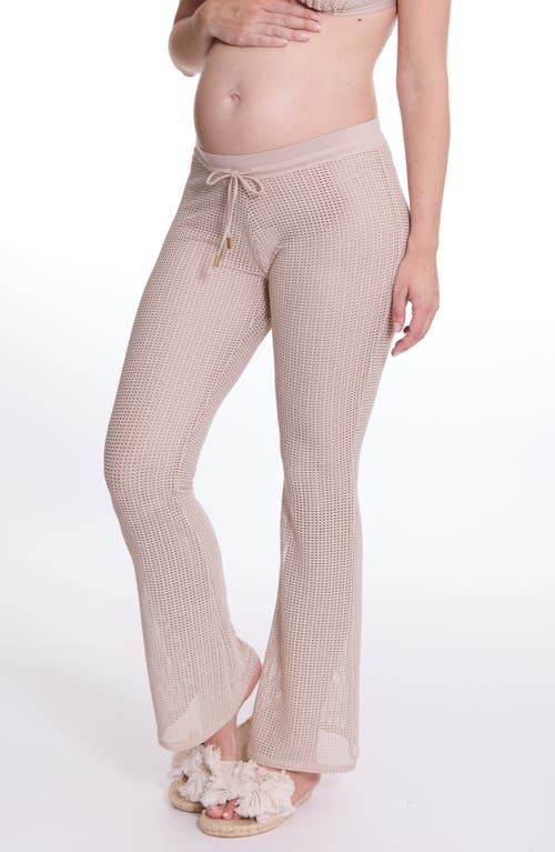 Cache Coeur Milos Maternity Beachwear Pants In Purple
