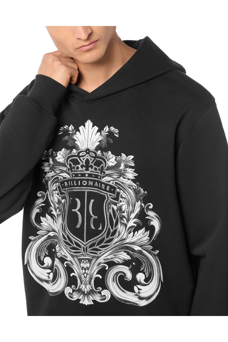 Hooded Sweatshirt Baroque Men, Alternate, color, black