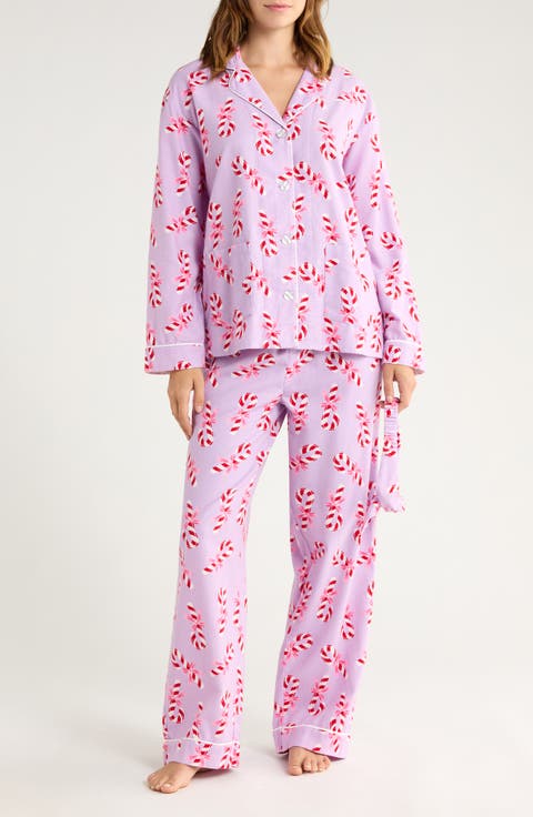Print Flannel Pajamas