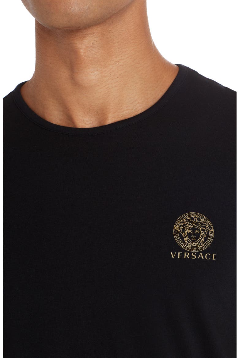 Medusa Head Logo 2-Pack Undershirts, Alternate, color, BLACK