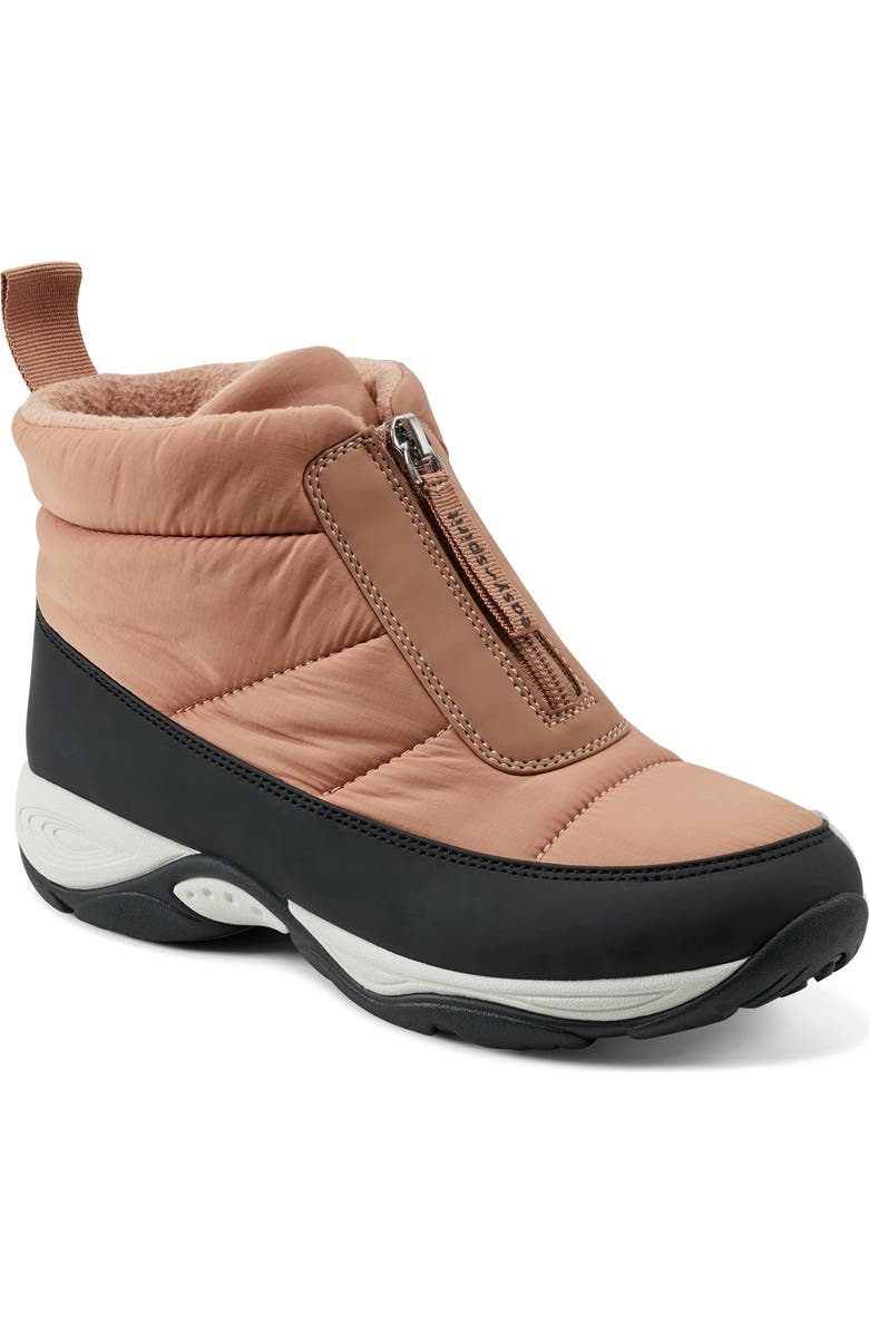 Easy Spirit Edele Water Repellent Bootie, Main, color, Dark Natural