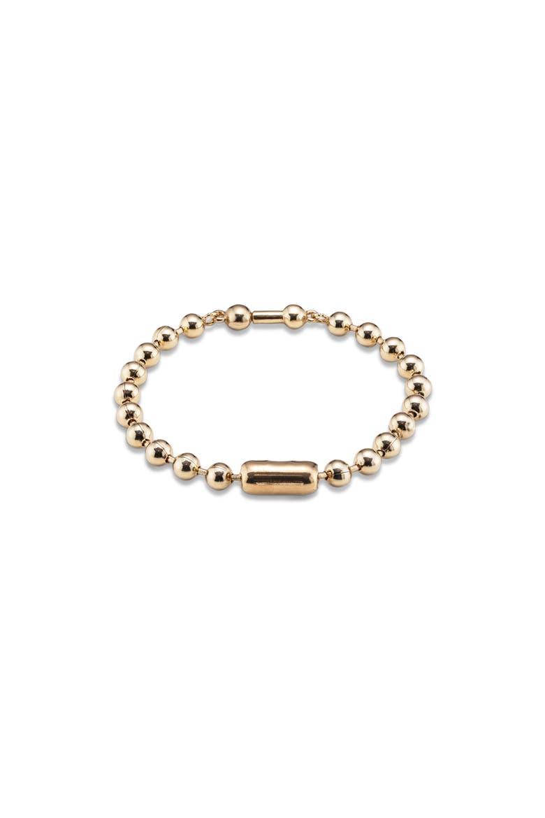 18K Gold-Plated Chain Bracelet, Alternate, color, Gold