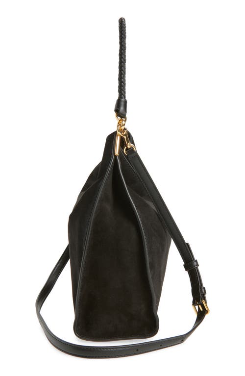 Veronica Beard Beard Vida Suede Shoulder Bag In Green