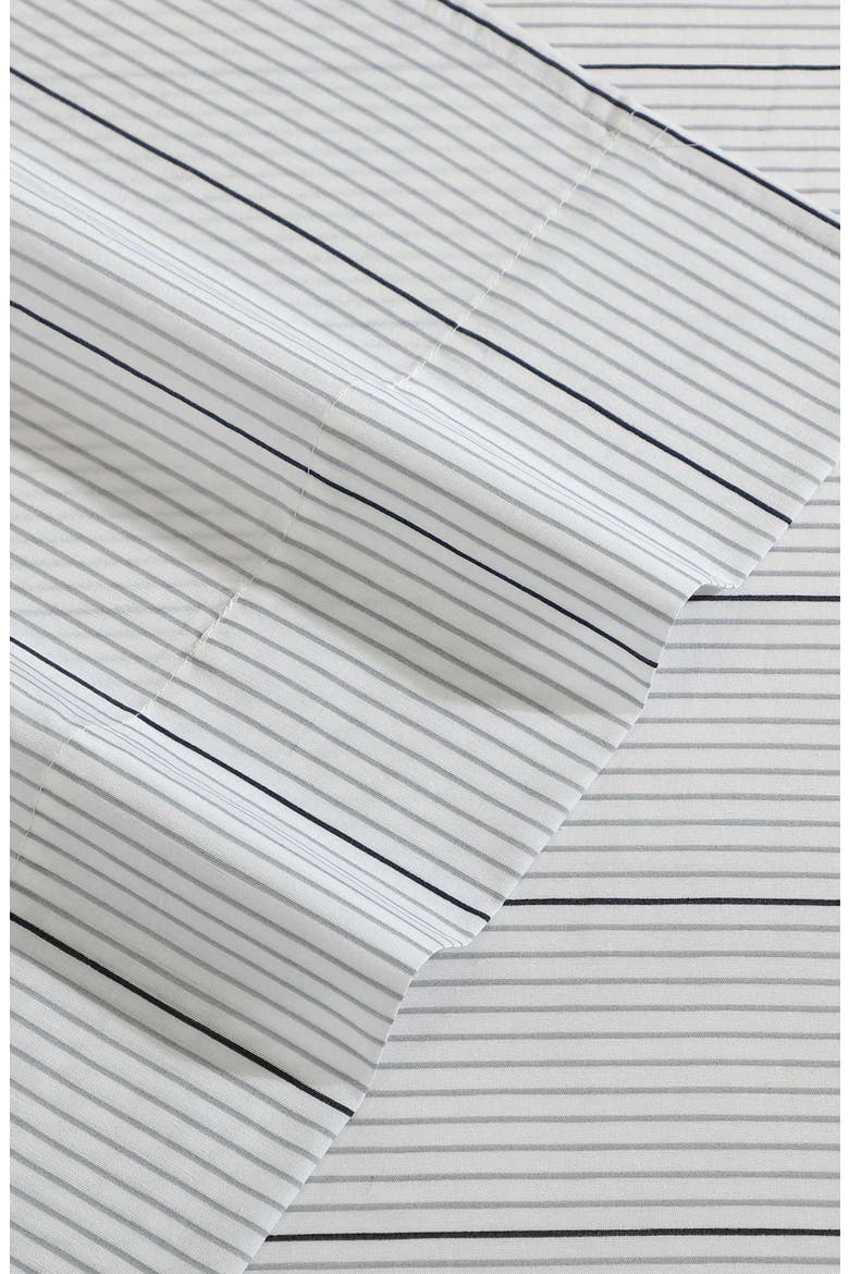 Plaid Reversible Comforter & Sheets Set, Alternate, color, GREY