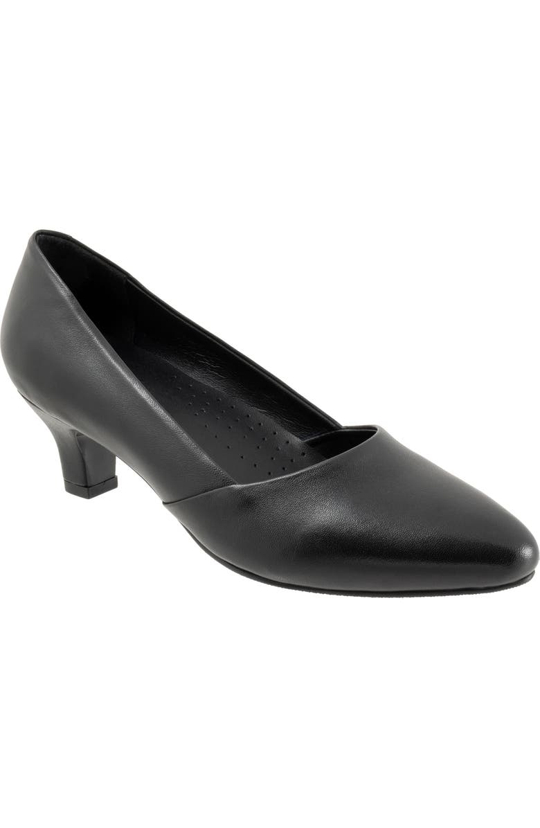 Trotters Kylie Kitten Heel Pump, Main, color, Black