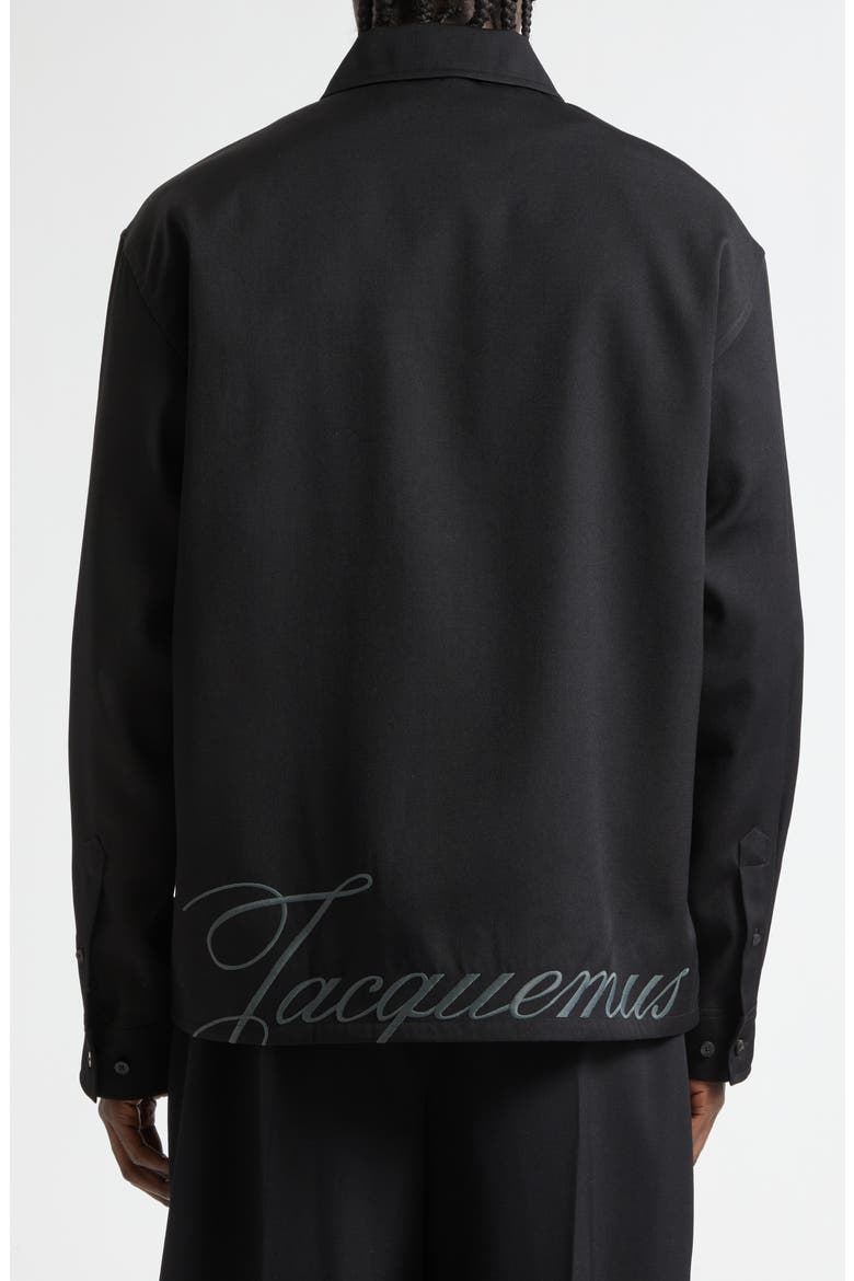La Chemise Mecano Zip Workwear Shirt, Alternate, color, BLACK