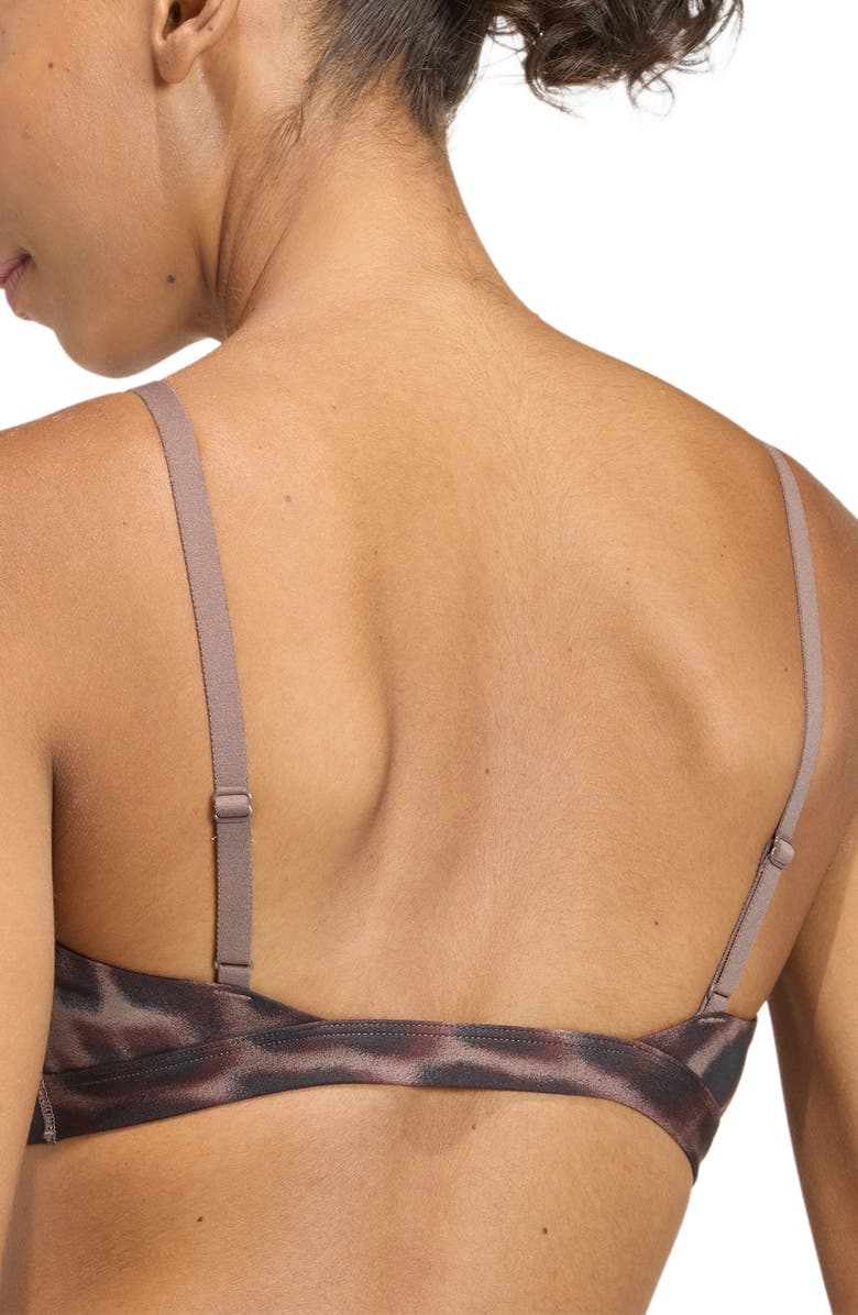 adidas Optime Essentials Workout Light Support Sports Bra, Alternate, color, Earth Strata/ Black