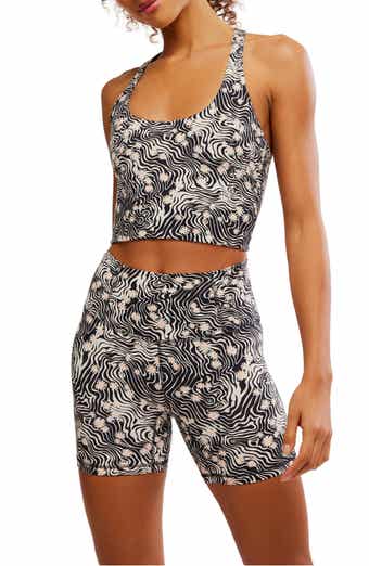 Free People FP Movement Never Better Floral Crop Top