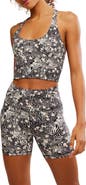 Free People FP Movement Never Better Floral Crop Top
