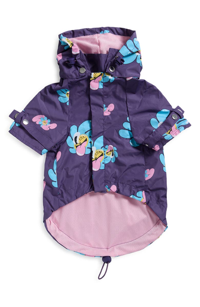 maxbone x Marc Jacobs Talon Water Repellent Dog Raincoat, Alternate, color,