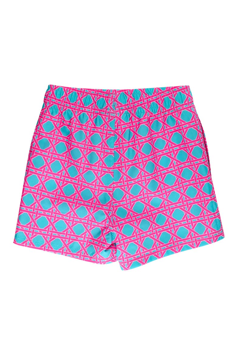 Kids' Neon Sorbet UPF 50+ Swim Trunks, Alternate, color, BLUE