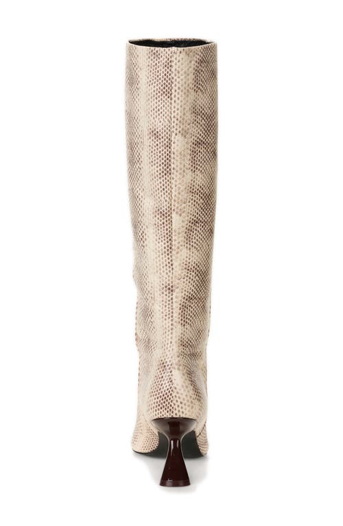 Cult Gaia Wren Flared Heel Boot In Multi