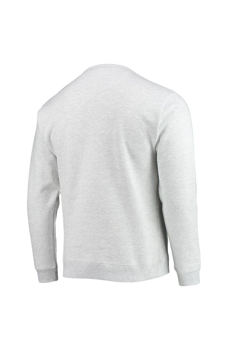 LEAGUE COLLEGIATE WEAR Men's League Collegiate Wear Heathered Gray Army Black Knights Upperclassman Pocket Pullover Sweatshirt, Alternate, color, 