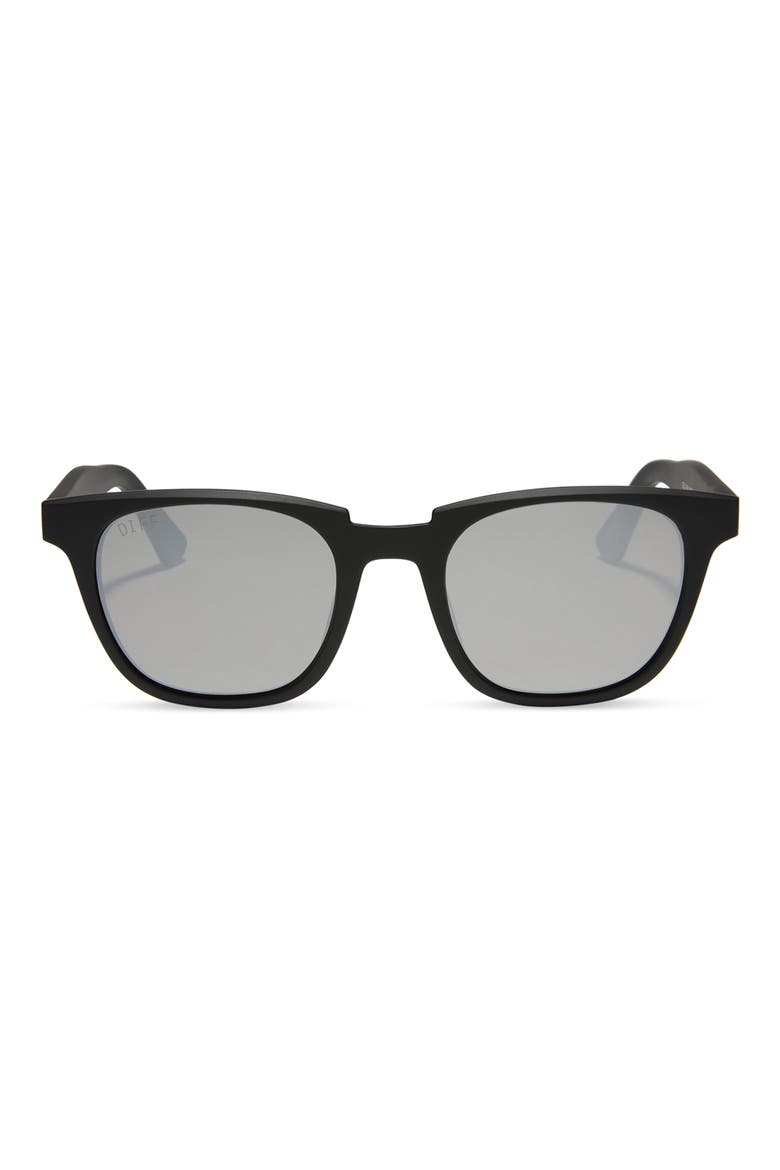 Grayson 51mm Square Sunglasses, Main, color, GREY MIRROR