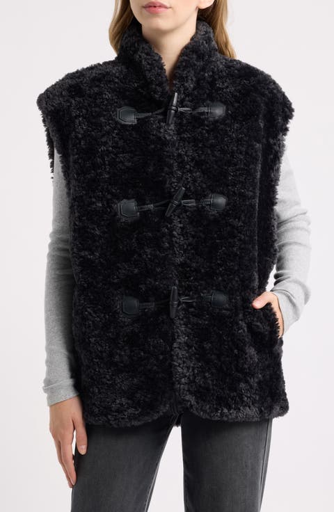 Niah Faux Fur Toggle Vest