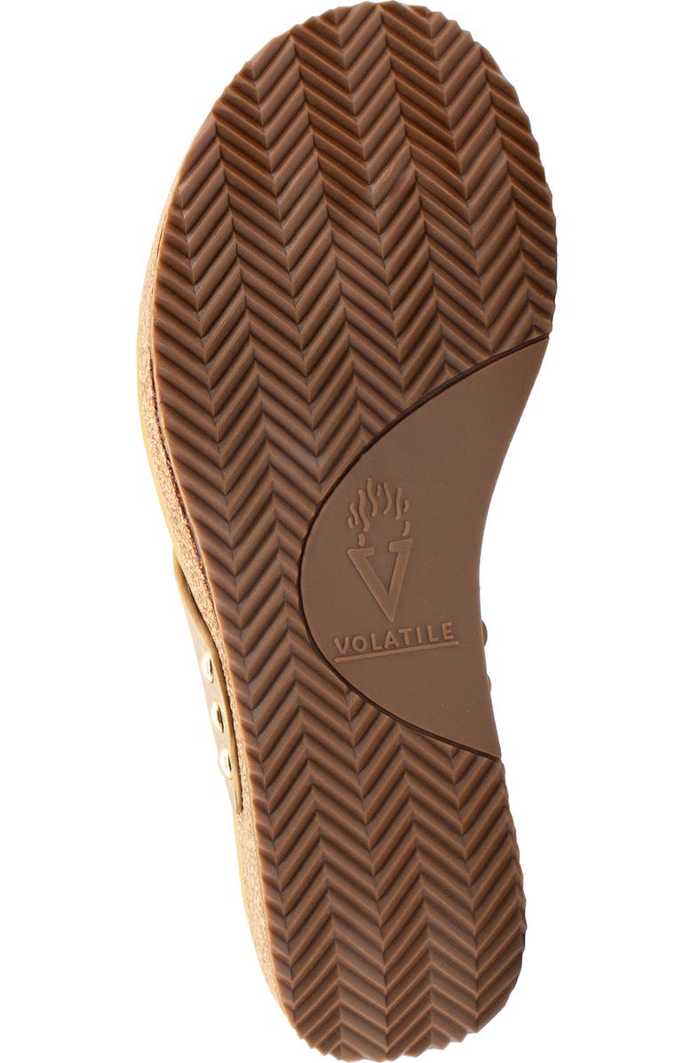 Volatile Reishi Platform Flip Flop, Alternate, color,