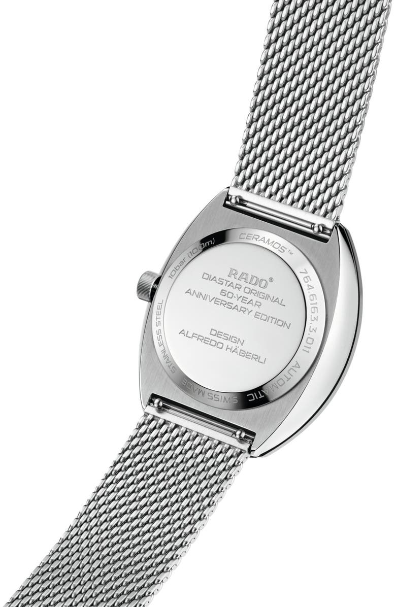 RADO DiaStar Original 60-Year Anniversary Edition Automatic Bracelet Watch, 38mm, Alternate, color, 