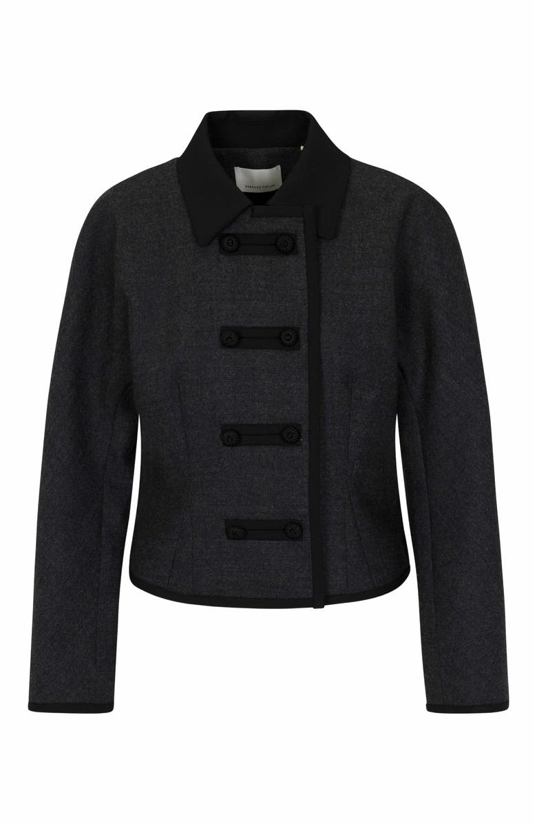Rebecca Taylor Lucien Jacket, Main, color, Charcoal