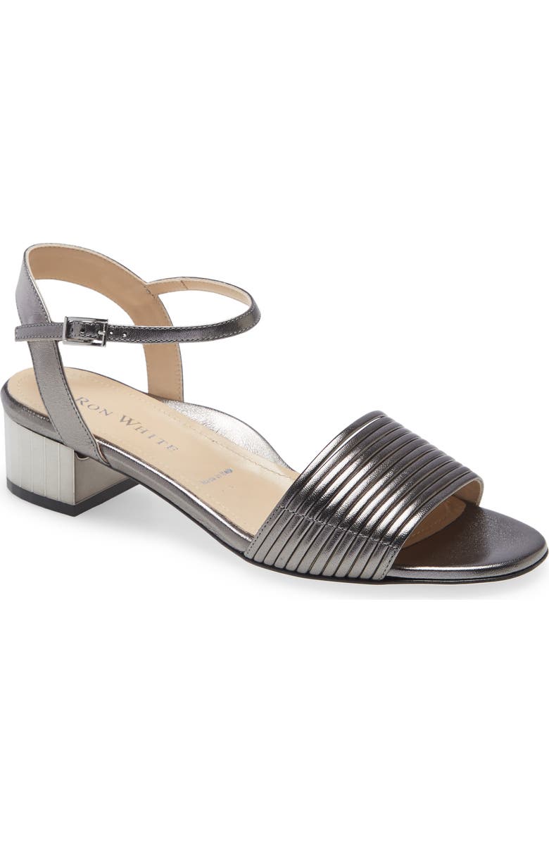 Ron White Evelyn Metallic Leather Sandal, Main, color,