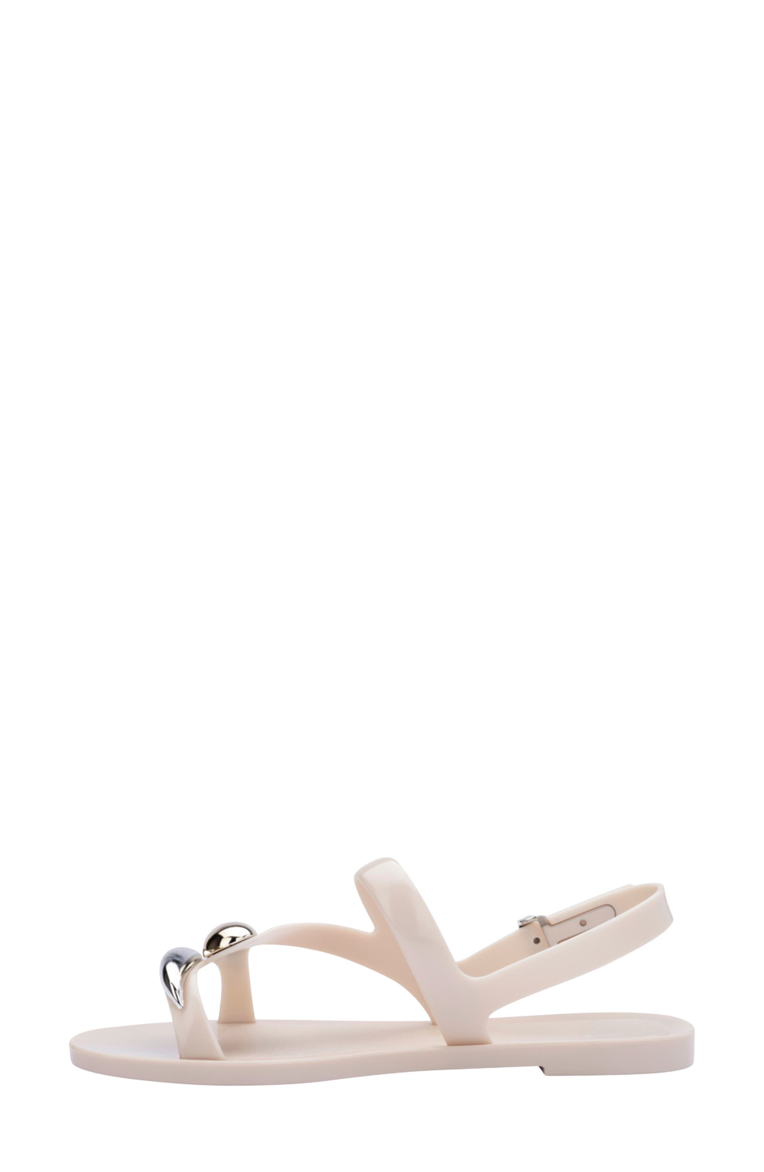 Melissa Iris Slingback Sandal, Alternate, color, Beige/ Gold