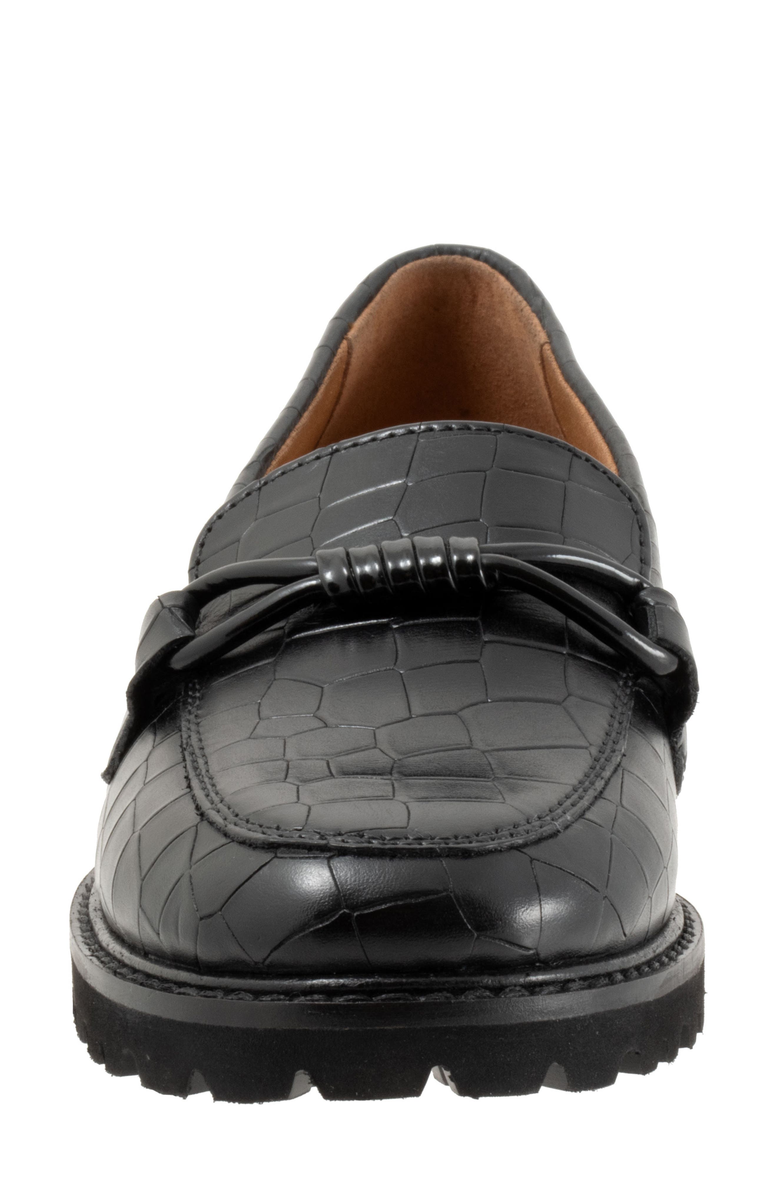Fiora Loafer, Alternate, color, BLACK CROCO