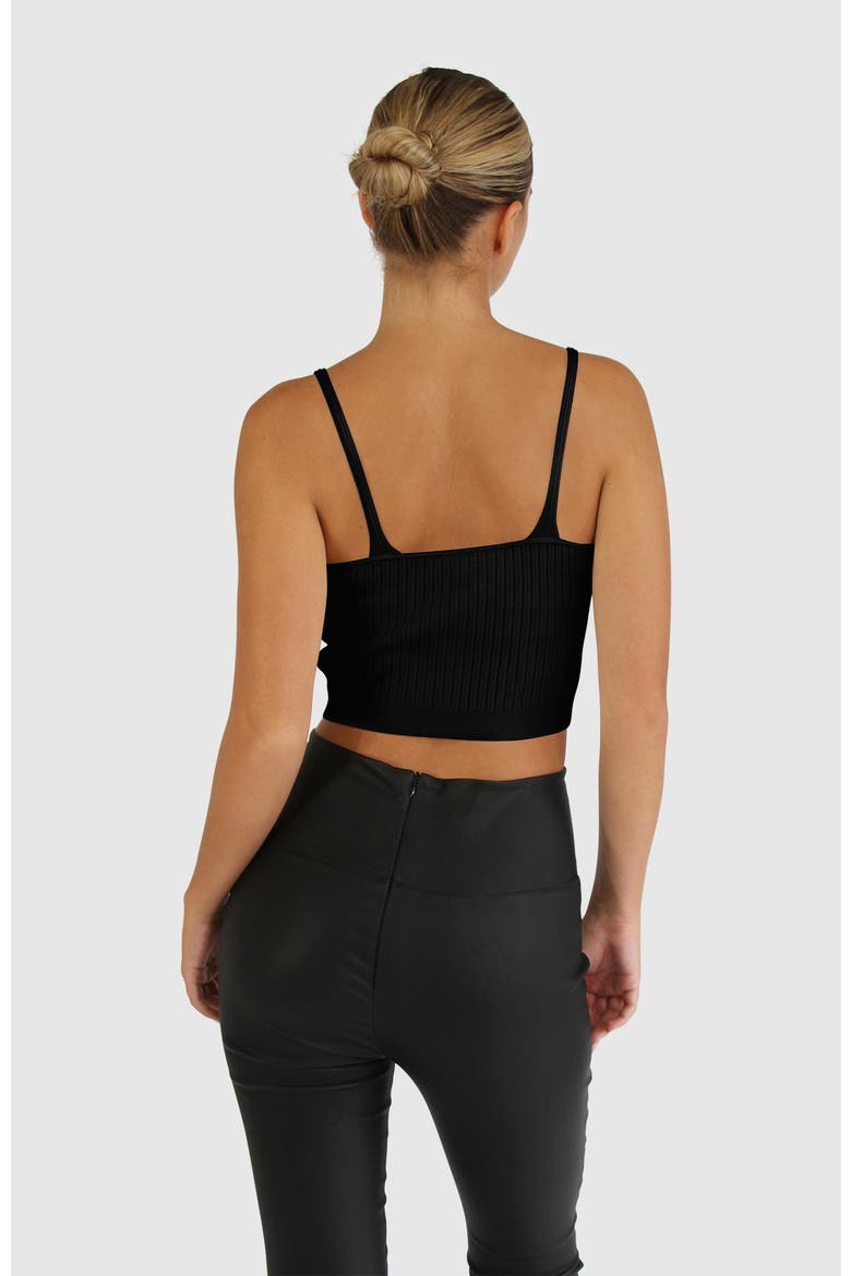 All I Need Knit Crop, Alternate, color, Black