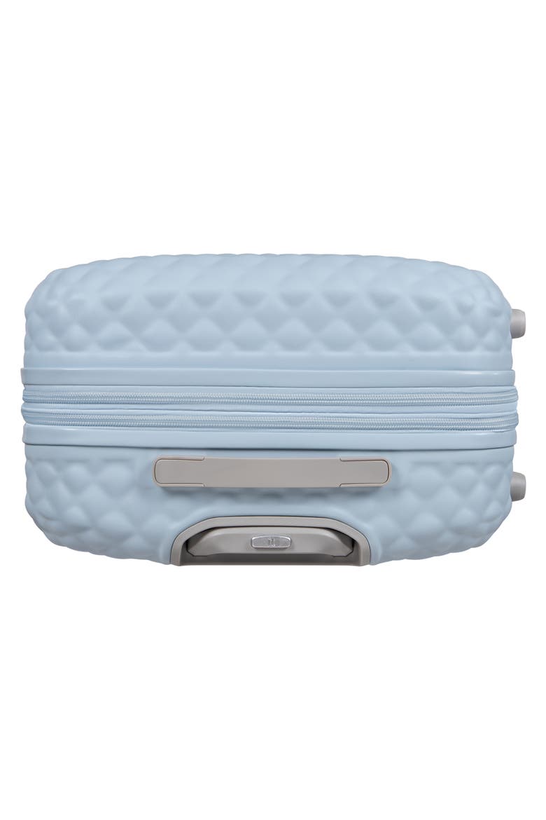 Glitzy 27-Inch Softside Spinner Luggage, Alternate, color, BALLAD BLUE
