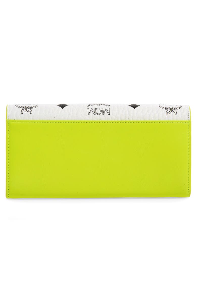 MCM Wilder Visetos Leather Wallet, Alternate, color, 