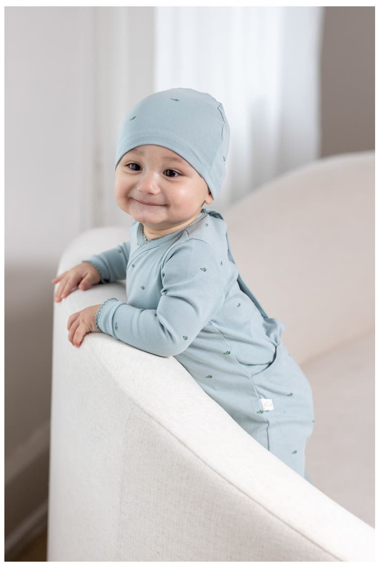 Mini Bird Footie for Baby Boy, Alternate, color, Green