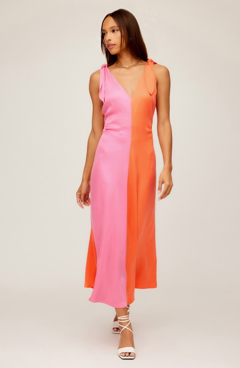 FIFTEEN TWENTY Verity Colorblock Maxi Dress, Alternate, color, 