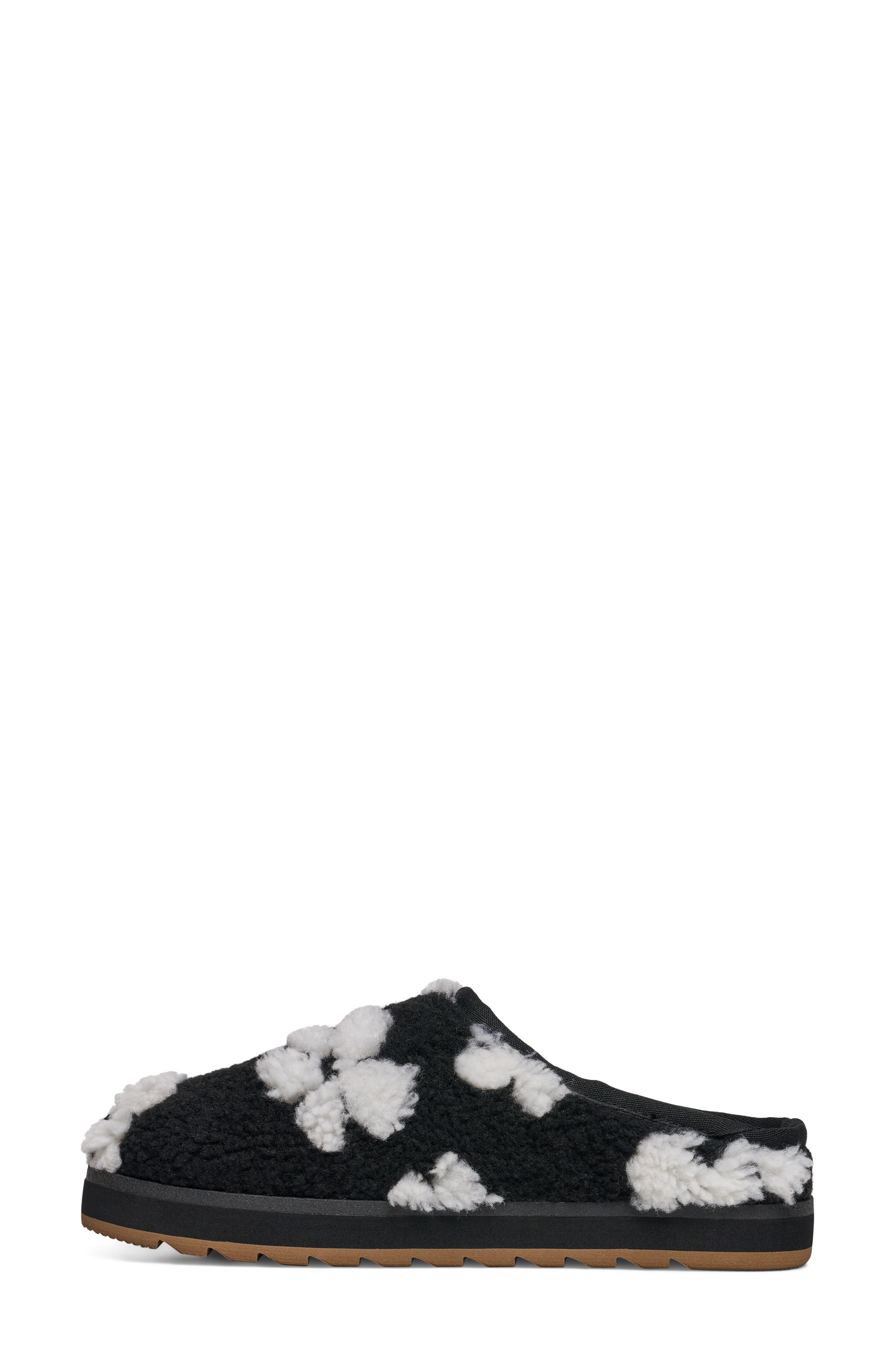 Yoga Cloud Lounger Slipper, Alternate, color, BLACK DAISY