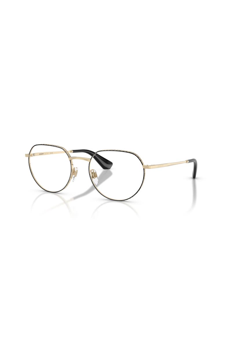 52mm Round optical glasses, Main, color, Black