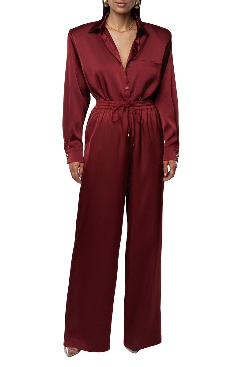 JLUXLABEL Sunny Day Wide Leg Pants, Alternate, color, Red