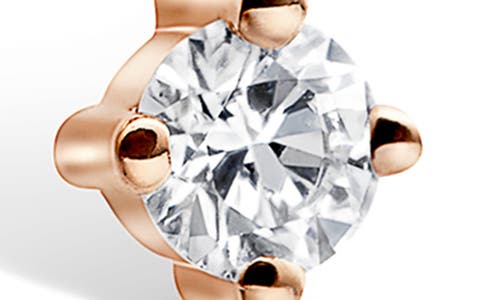 MARIA TASH MARIA TASH PRONG SET DIAMOND DRAPE THREADED SINGLE STUD EARRING 