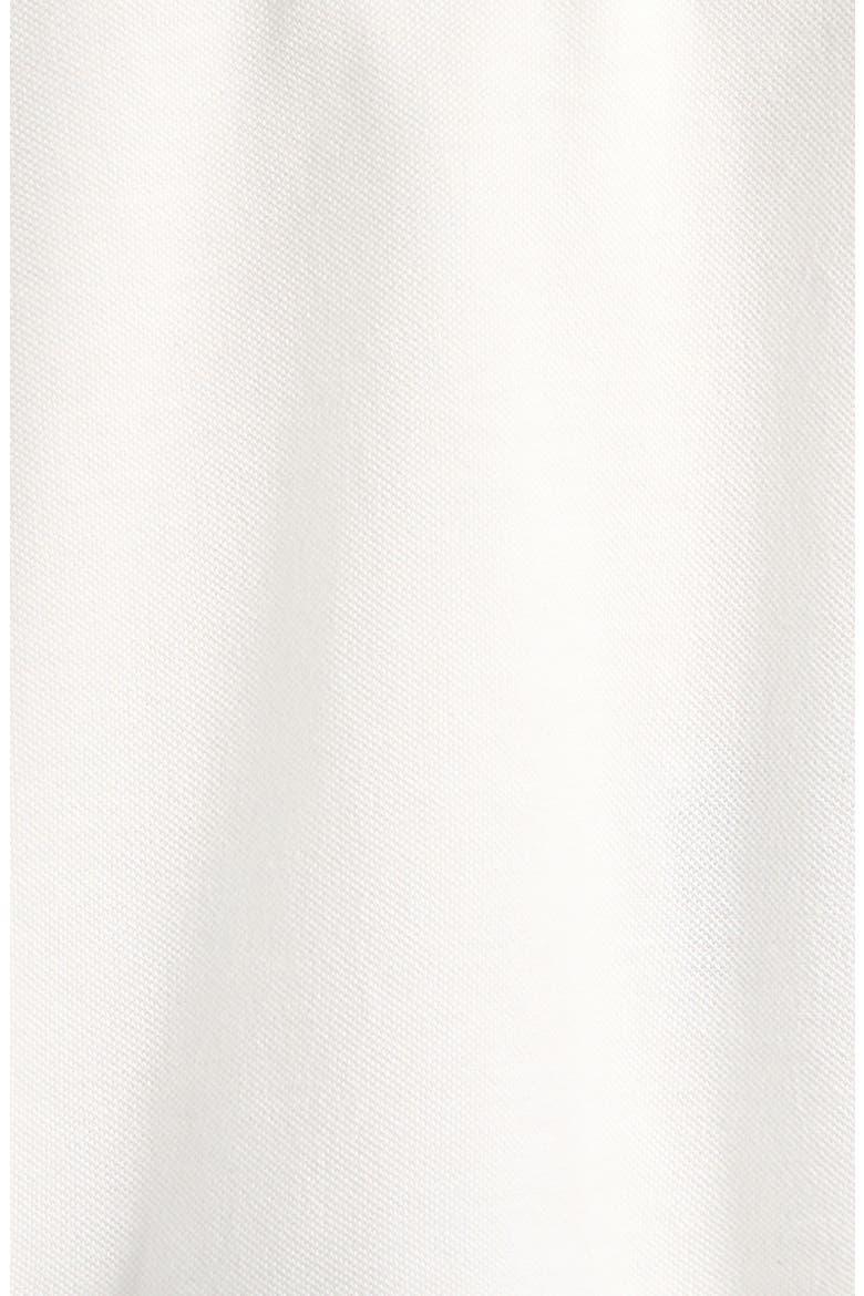 Kids' Tipped Cotton Piqué Polo, Alternate, color, WHITE