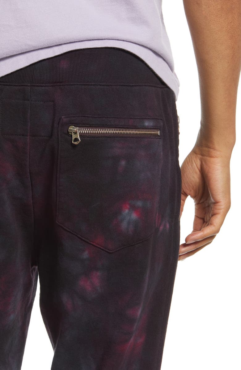 Cult of Individuality Tie Dye Zip Pocket Sweatpants, Alternate, color,