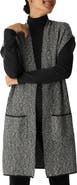 Eileen Fisher Cotton Blend Long Vest