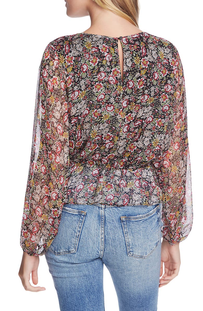 1.STATE Forest Gardens Blouson Top, Alternate, color,