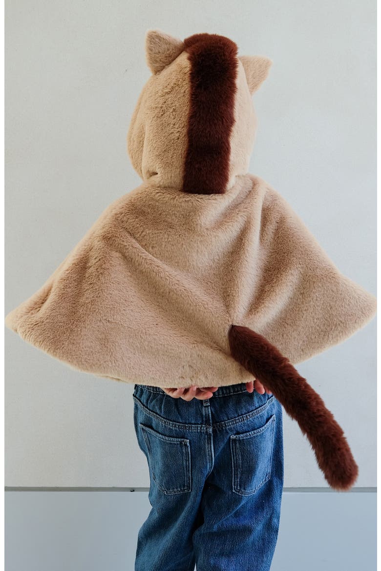 Kids' Horse Cape, Alternate, color, LIGHT/ PASTEL BROWN